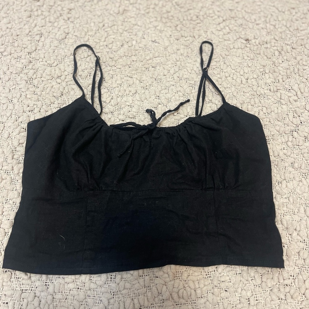 Brandy Melville Women's Black Vest